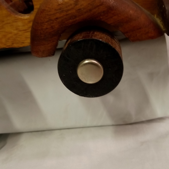 Vintage Handcrafted Wooden Antique Roadster Classical Car - Picture 8 of 13